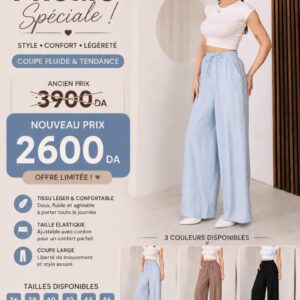 Pantalon Large Fluide
